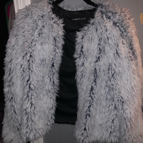 Fashion Nova Fuzzy Jacket - Picture 3 of 6